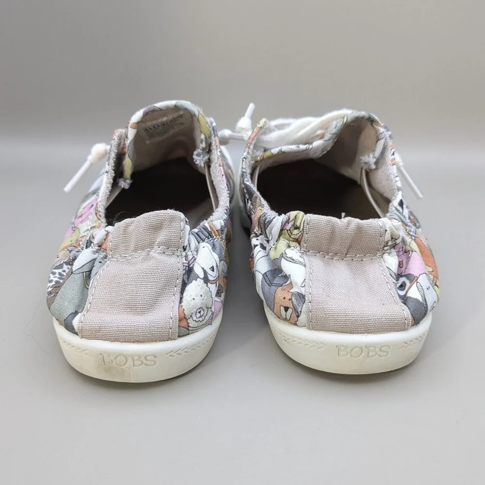 Skechers BOBS Beach Bingo Dog Party Sneakers Multi Color 31965 Womens 8.5